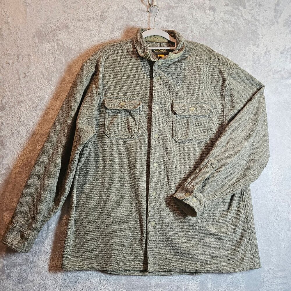 Cabela's gorpcore button up Shirt Mens XL Oudoor Work Warm Camping Chores Ranch